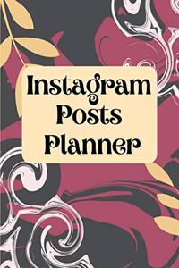Instagram posts planner