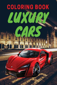 Luxury Cars Coloring Book