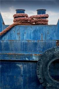 Barge Ropes at Port of Burgas in Bulgaria Journal