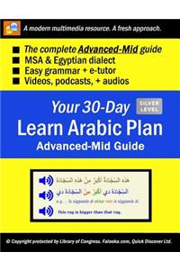 Your 30-Day Learn Arabic Plan (ADVANCED-MID Guide), Silver