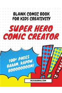 Blank Comic Book for Kids Creativity