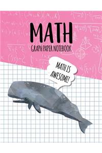 Math Graph Paper Notebook
