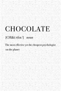 Chocolate the Most Effective Yet the Cheapest Psychologist on the Planet