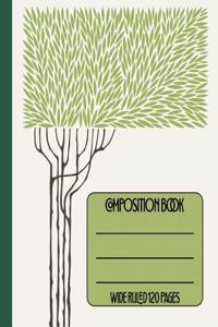Wide Ruled Composition Book