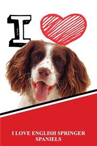 I Love English Springer Spaniels