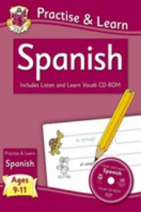 Practise & Learn: Spanish for Ages 9-11 - with vocab CD-ROM