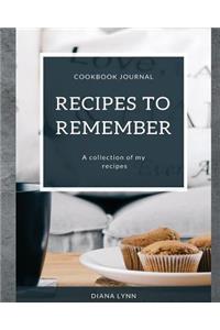 Recipes to Remember