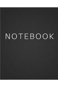 Notebook - (Black Cover) Composition Book