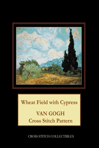 Wheat Field with Cypress