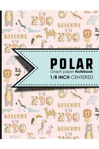 Polar Graph Paper Notebook
