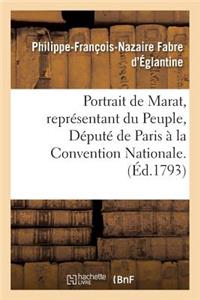 Portrait de Marat, Représentant Du Peuple, Député de Paris À La Convention Nationale.