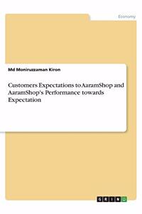 Customers Expectations to AaramShop and AaramShop's Performance towards Expectation