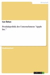 Produktpolitik des Unternehmens 