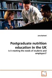 Postgraduate nutrition education in the UK
