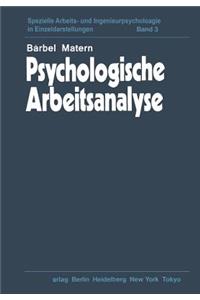 Psychologische Arbeitsanalyse