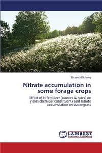 Nitrate accumulation in some forage crops