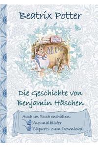 Geschichte von Benjamin Häschen (inklusive Ausmalbilder und Cliparts zum Download)