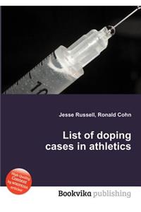 List of Doping Cases in Athletics