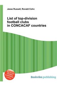 List of Top-Division Football Clubs in Concacaf Countries