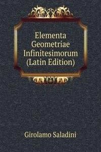 Elementa Geometriae Infinitesimorum (Latin Edition)