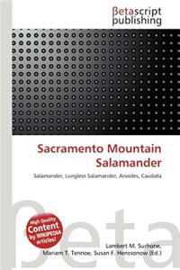 Sacramento Mountain Salamander