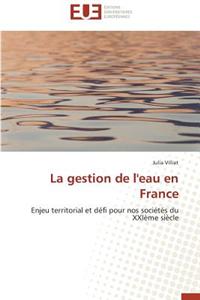 Gestion de l'Eau En France