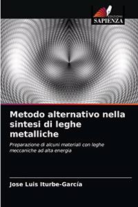 Metodo alternativo nella sintesi di leghe metalliche