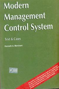 Modern Management Control Systems: Text & Cases