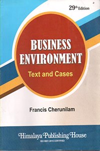 Business Environment Text and Cherunilam 29th Ed [Paperback] Francis Cherunilam