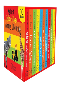 My First English - Telugu Learning Library : Boxset of 10 English Telugu Board Books