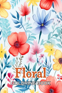Floral Adult Coloring Book
