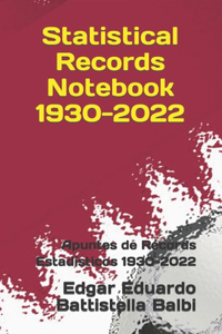 Statistical Records Notebook 1930-2022