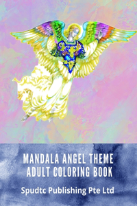 Mandala Angel Theme Adult Coloring Book