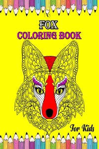 Fox Coloring Book For Kids