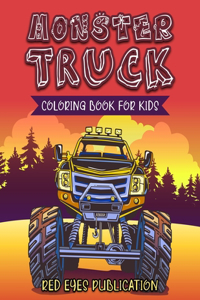 Monster Truck Coloring Book For Kids