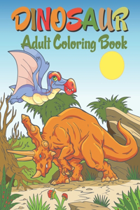 Dinosaur Adult Coloring Book