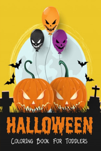 Halloween Coloring Book For Toddlers
