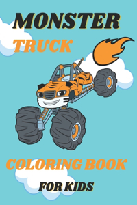 Monster Truck Coloring Book For Kids