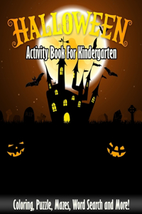 Halloween Activity Book For Kindergarten