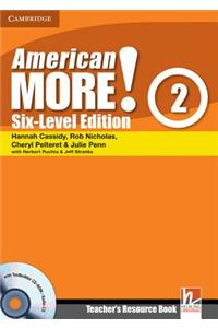 American More! Six-Level Edition Level 2 Teacher's Resource Book with Testbuilder CD-Rom/Audio CD