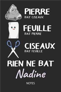 Rien ne bat Nadine - Notes