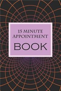 15 Minute Appointment Book