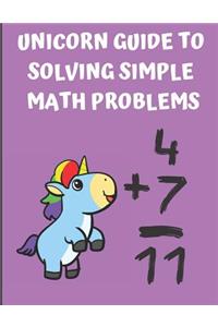 Unicorn Guide to Solving Simple Math Problems