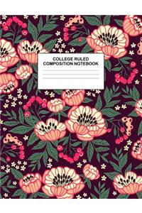 College Ruled Composition Notebook