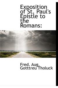 Exposition of St. Paul's Epistle to the Romans