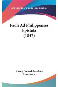 Pauli Ad Philippenses Epistola (1847)