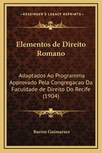 Elementos de Direito Romano