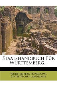 Staatshandbuch Fur Wurttemberg...