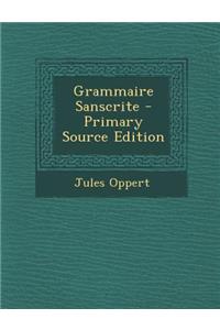 Grammaire Sanscrite