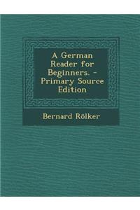 A German Reader for Beginners.